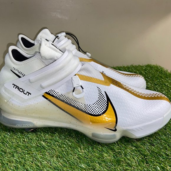 Mens Nike Air Force Zoom Mike Trout 7 Baseball Cleats CI3134-106 Size NEW main image 12